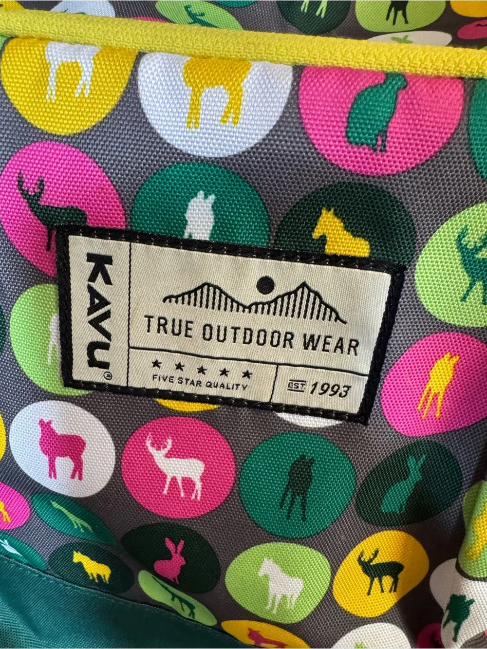 Kavu backpack featuring